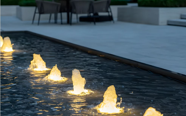 Bubblers with lighting